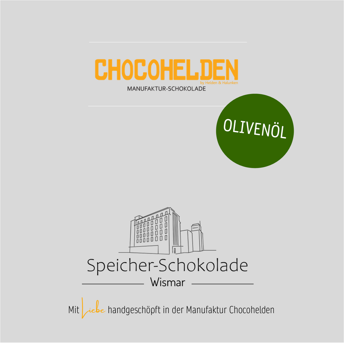 Schokolade mit Olivenöl