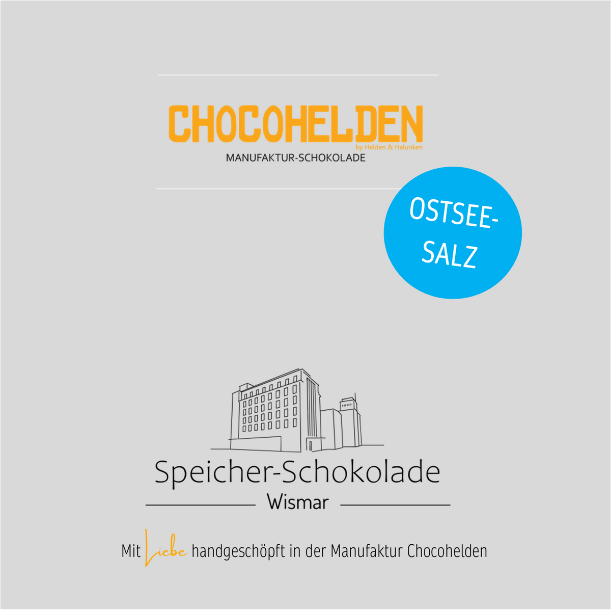 Schokolade mit Ostseesalz