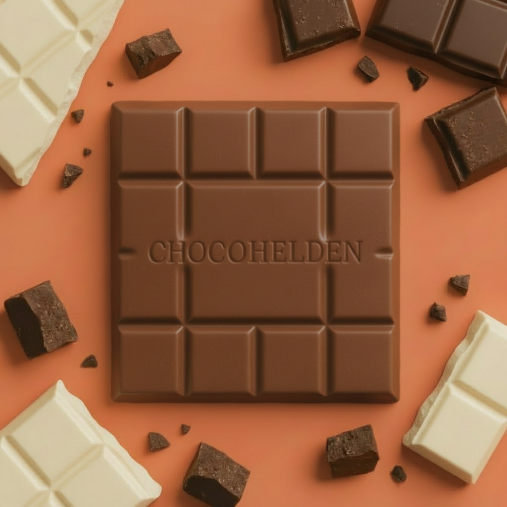 Chocohelden mit deutlichem Kontrast