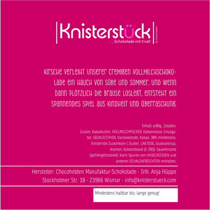 Vollmilch mit Sauerkirsche & Knall