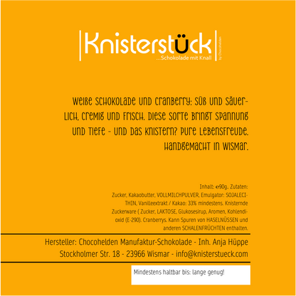 Weiße mit Cranberries & Knall