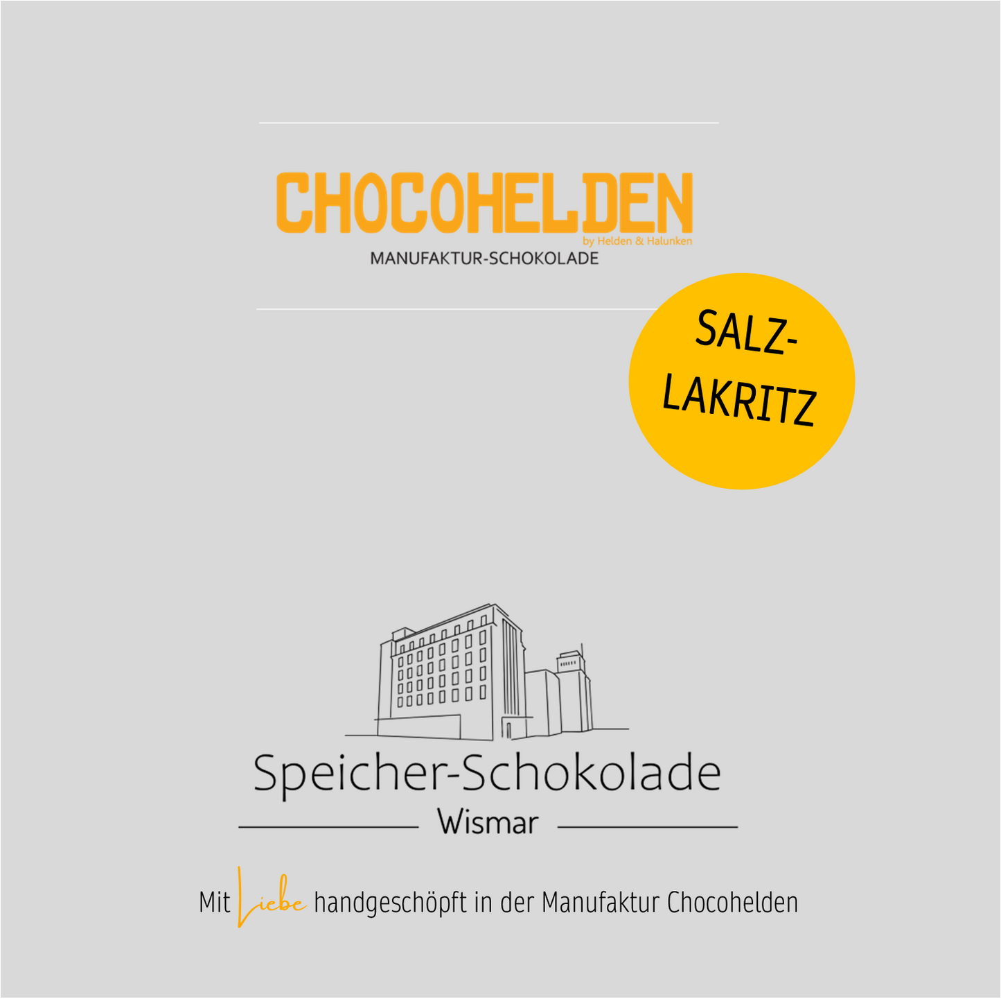 Schokolade mit Salz-Lakritz
