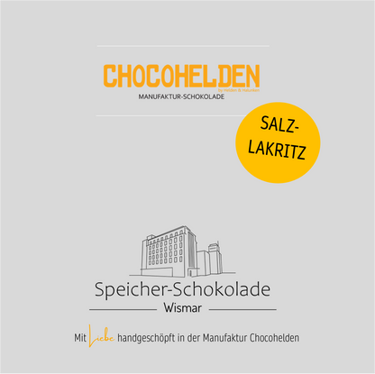 Schokolade mit Salz-Lakritz