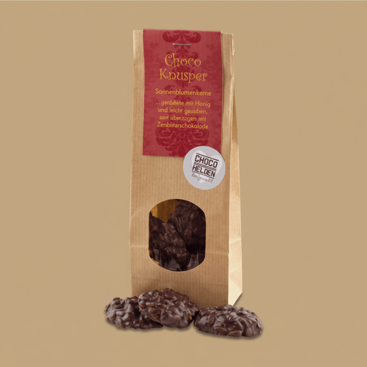 Choco Knusper – Sonnenblumenkerne mit Honig geröstet & leicht gesalzen