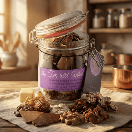 Das "Ich-Will-Alles" Glas Der Schokowahnsinn in Reinform