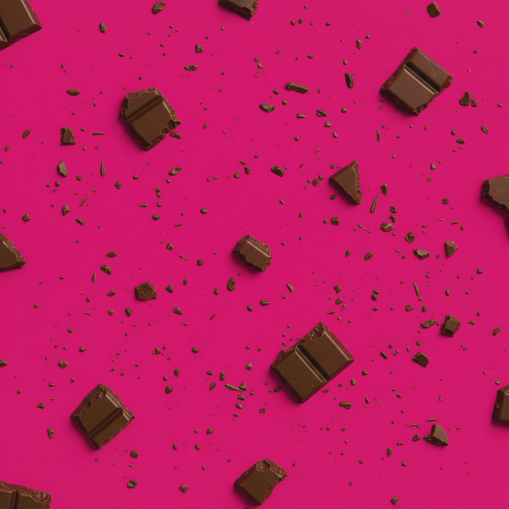 Schokoladenreste magenta