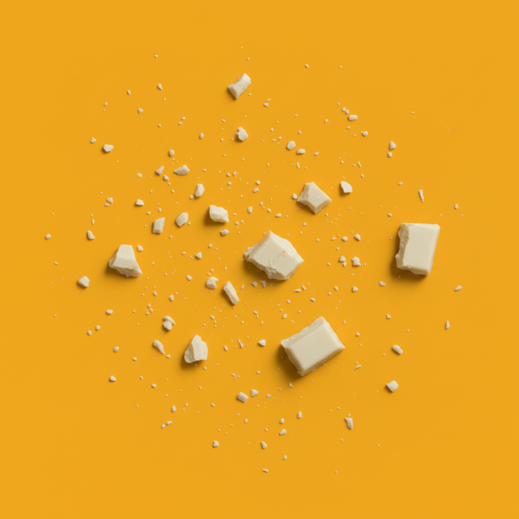 Schokoladenreste orange